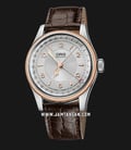 Oris Big Crown Pointer Date 01-754-7696-4361-07-5-20-52 Silver Dial Brown Leather Strap-0